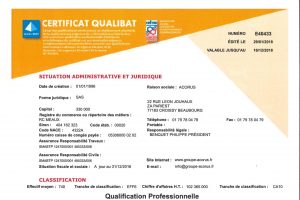 Certification Qualibat