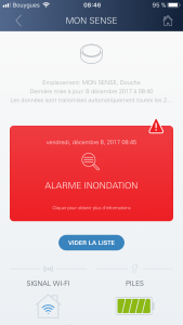 Appli GROHE ondus Alerte