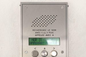 Copropriété interphone