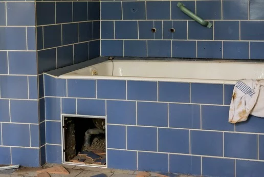 fuite sous baignoire